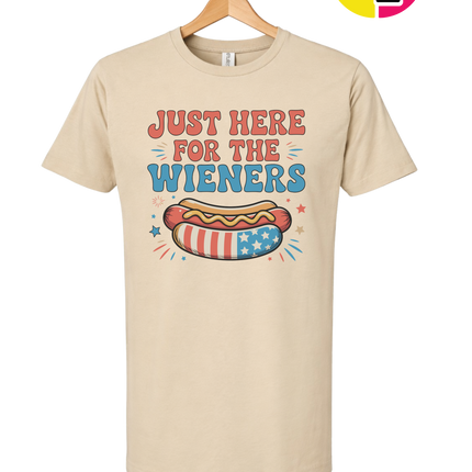 Just Here For The Weiners Tee