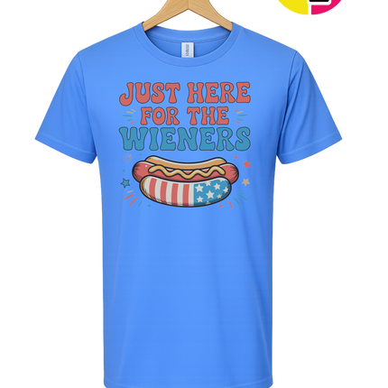 Just Here For The Weiners Tee