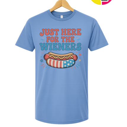 Just Here For The Weiners Tee