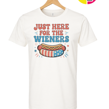 Just Here For The Weiners Tee