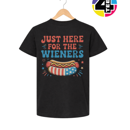 Just Here For The Weiners Youth Tee