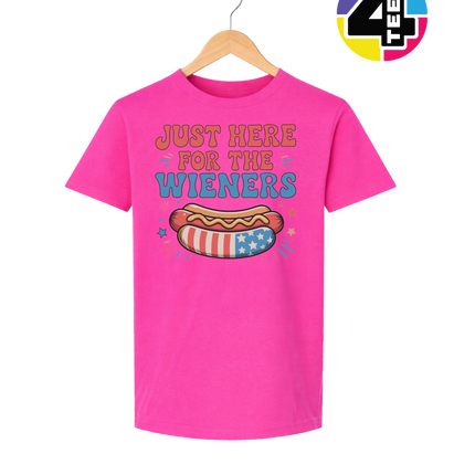 Just Here For The Weiners Youth Tee