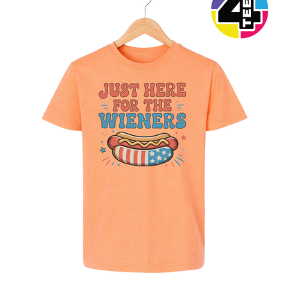 Just Here For The Weiners Youth Tee