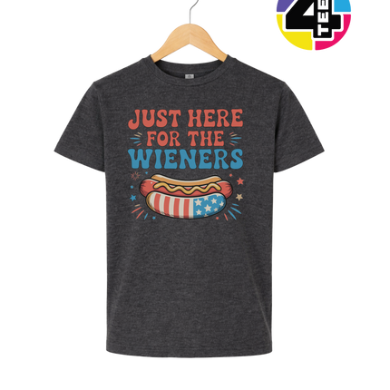 Just Here For The Weiners Youth Tee