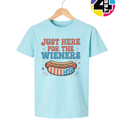 Just Here For The Weiners Youth Tee