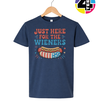 Just Here For The Weiners Youth Tee