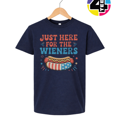 Just Here For The Weiners Youth Tee