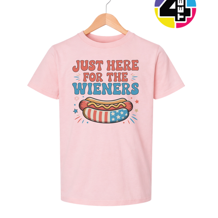 Just Here For The Weiners Youth Tee