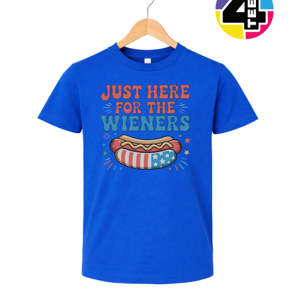 Just Here For The Weiners Youth Tee