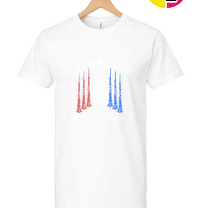 Patriotic Jet Flyover Tee