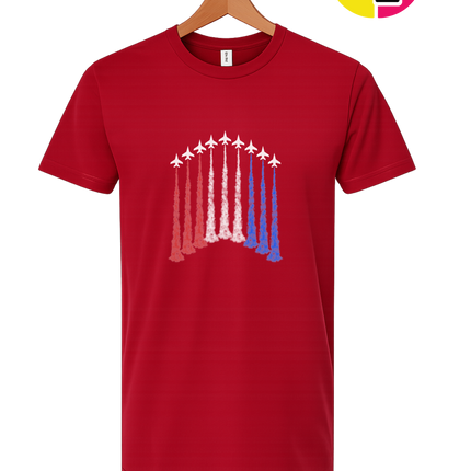 Patriotic Jet Flyover Tee