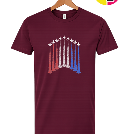 Patriotic Jet Flyover Tee