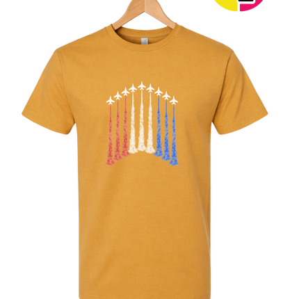 Patriotic Jet Flyover Tee
