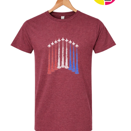 Patriotic Jet Flyover Tee