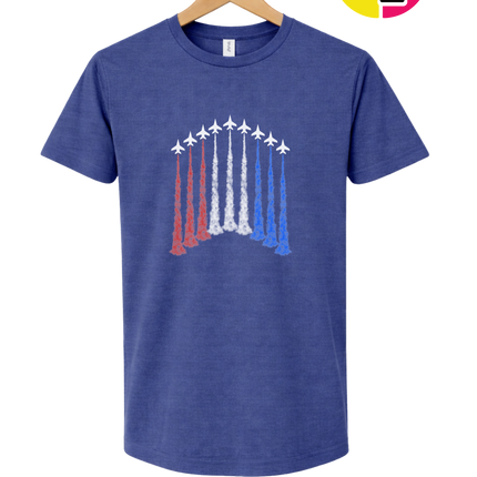 Patriotic Jet Flyover Tee