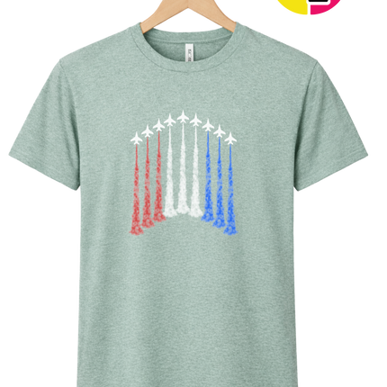 Patriotic Jet Flyover Tee