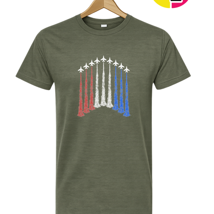 Patriotic Jet Flyover Tee