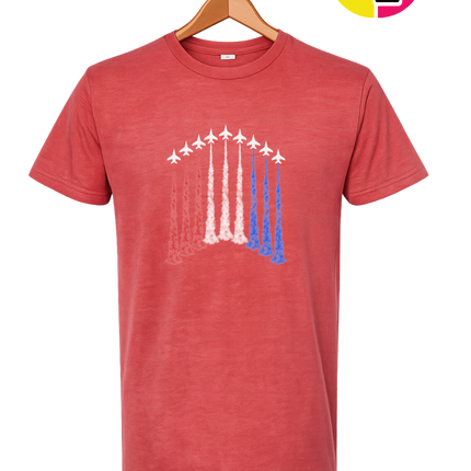 Patriotic Jet Flyover Tee