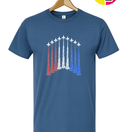 Patriotic Jet Flyover Tee