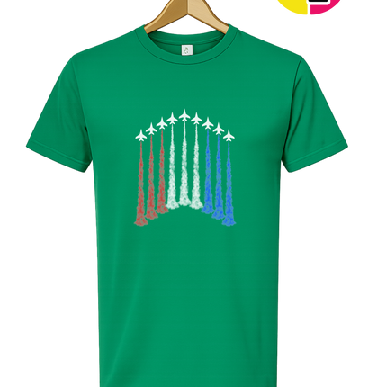 Patriotic Jet Flyover Tee