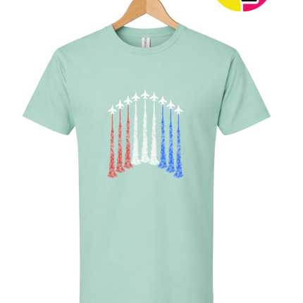 Patriotic Jet Flyover Tee