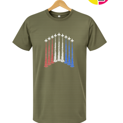 Patriotic Jet Flyover Tee
