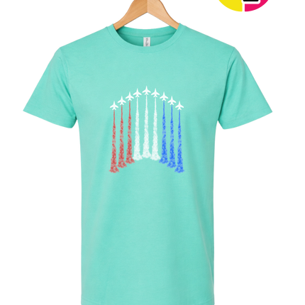 Patriotic Jet Flyover Tee