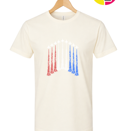 Patriotic Jet Flyover Tee