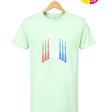 Patriotic Jet Flyover Tee