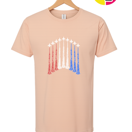 Patriotic Jet Flyover Tee