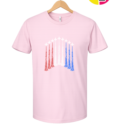 Patriotic Jet Flyover Tee