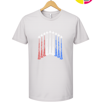 Patriotic Jet Flyover Tee