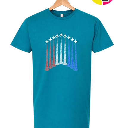 Patriotic Jet Flyover Tee