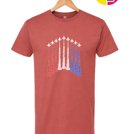 Patriotic Jet Flyover Tee