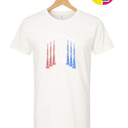 Patriotic Jet Flyover Tee
