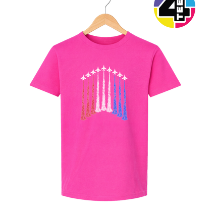 Patriotic Jet Flyover Youth Tee