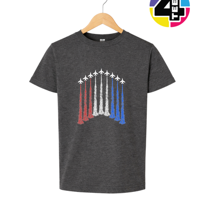 Patriotic Jet Flyover Youth Tee