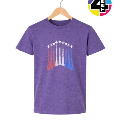 Patriotic Jet Flyover Youth Tee