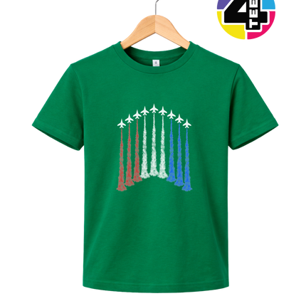 Patriotic Jet Flyover Youth Tee