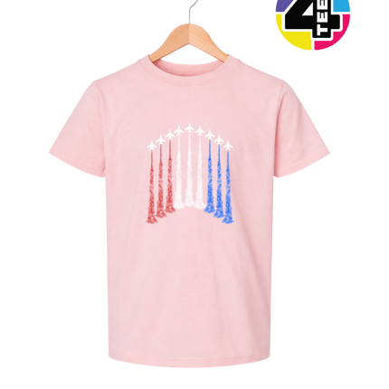 Patriotic Jet Flyover Youth Tee