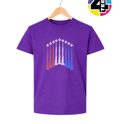 Patriotic Jet Flyover Youth Tee