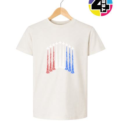 Patriotic Jet Flyover Youth Tee