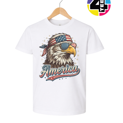 4th Of July Eagle Youth Tee