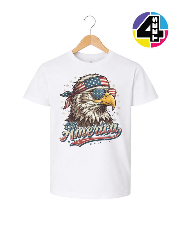 4th Of July Eagle Youth Tee