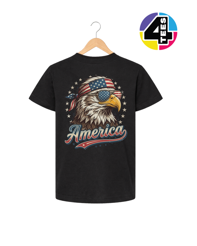 4th Of July Eagle Youth Tee