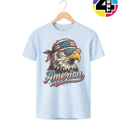 4th Of July Eagle Youth Tee