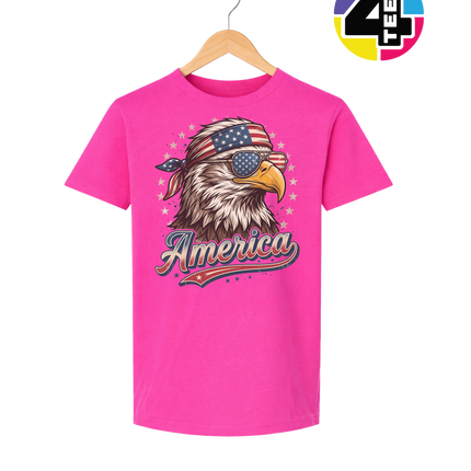 4th Of July Eagle Youth Tee