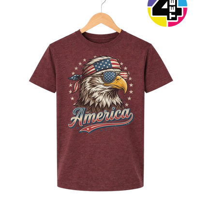 4th Of July Eagle Youth Tee
