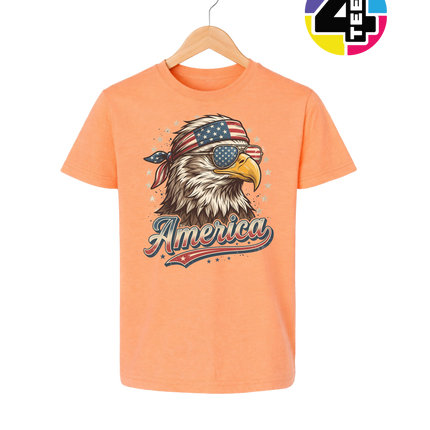 4th Of July Eagle Youth Tee