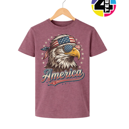 4th Of July Eagle Youth Tee